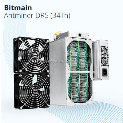 512 Bit Sha256 Bitmain Antminer DR5 34T 1800W DCR Coin Mining Machine Dash Miner