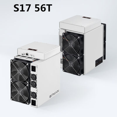 S17 50T 56T 1975W 2212W Antminer Bitcoin Miner Second Hand