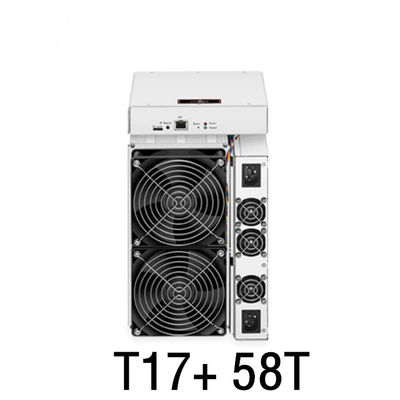 128 Bit Rectangle Bitmain Antminer T17+ 58TH 2750W Second Hand Asic Miner