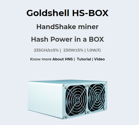 Goldshell HS Box Miner HNS Mining Machine Mini Server Low Consumption And Noise