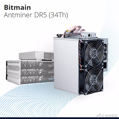 512 Bit Sha256 Bitmain Antminer DR5 34T 1800W DCR Coin Mining Machine Dash Miner
